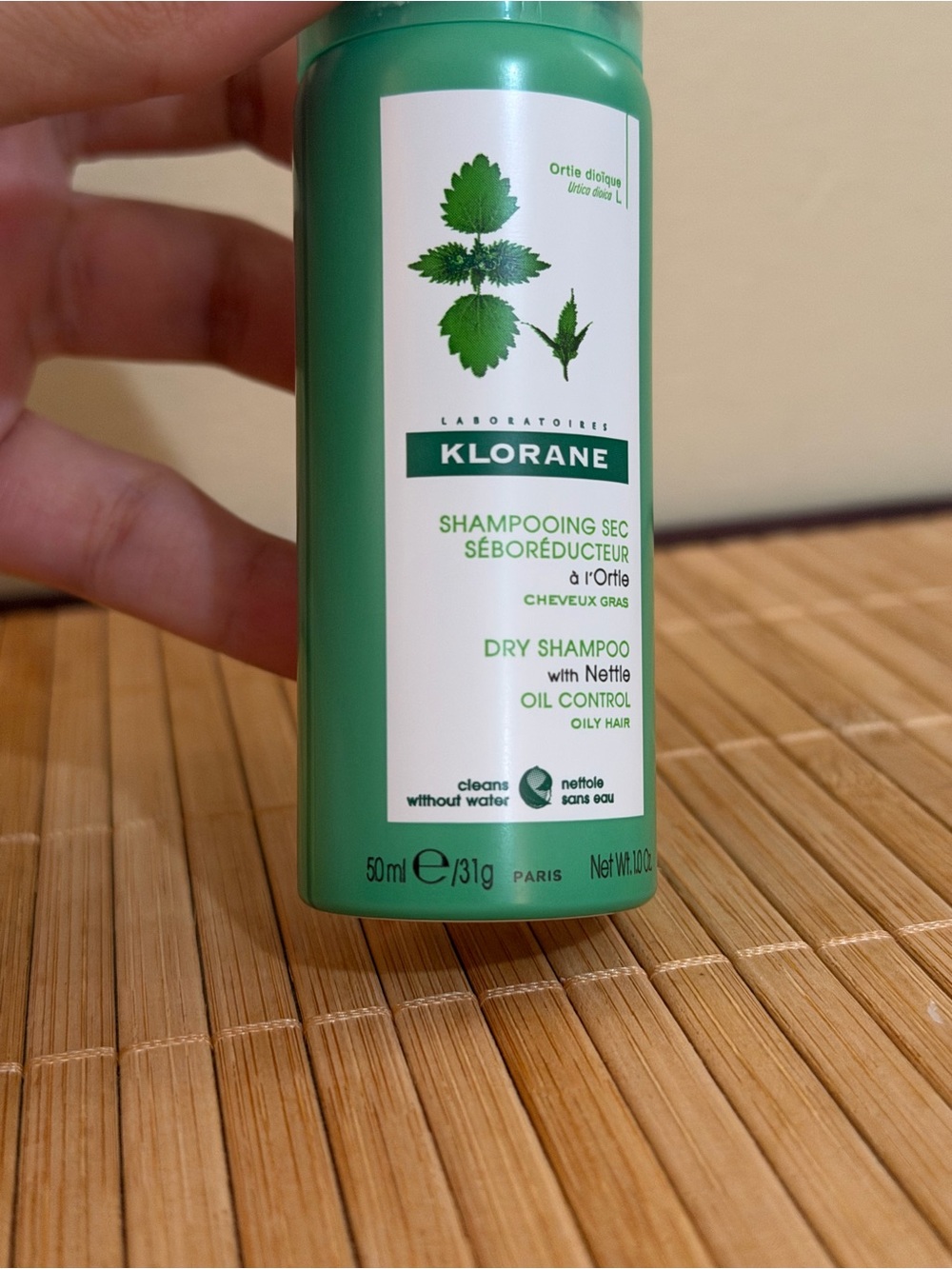 Klorane Dry Shampoo with nettle oil control 50 ml– Green - Picture 5 of 5